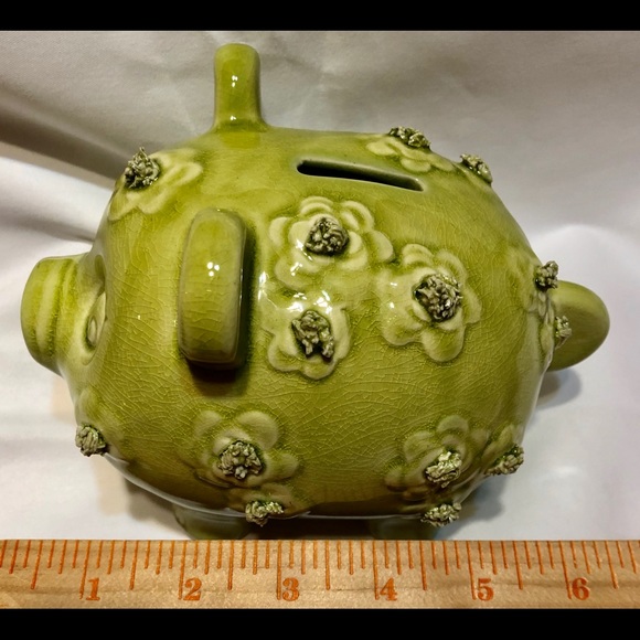 VINTAGE PORCELAIN PIGGY BANK - Picture 6 of 6